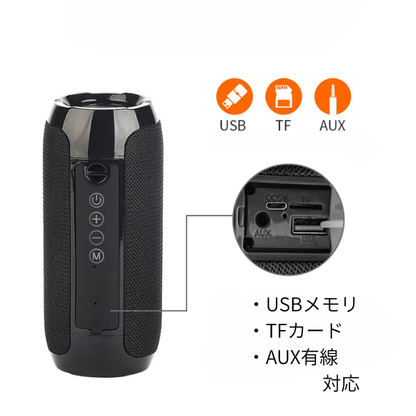 TG117 防水Bluetoothスピーカー ポータブル ワイヤレス ステレオ