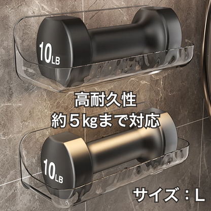 穴あけ不要 モダンシンプル壁掛け収納ラック