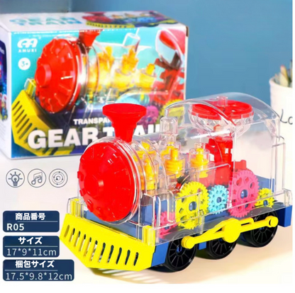 ハイハイできたら！光と音で追いかけっこトレイン
