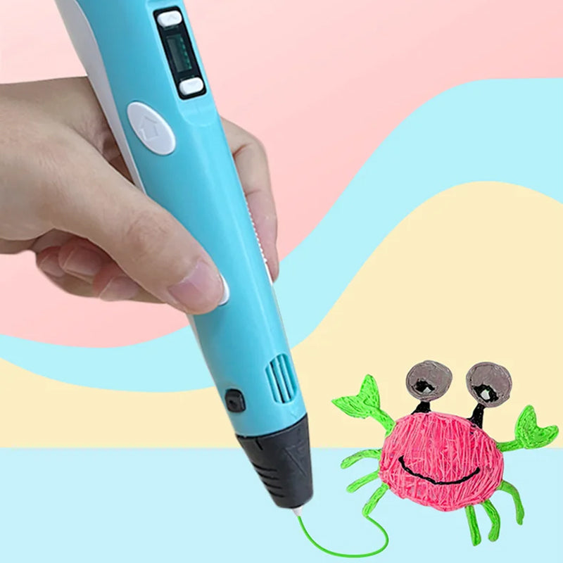 描くだけでお絵かきが立体になる！ペン型3Dプリンター