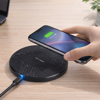 スマートフォンを置く