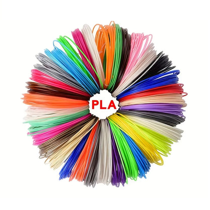 3Dペン専用フィラメント PLA 1.75mm ランダムカラーセット