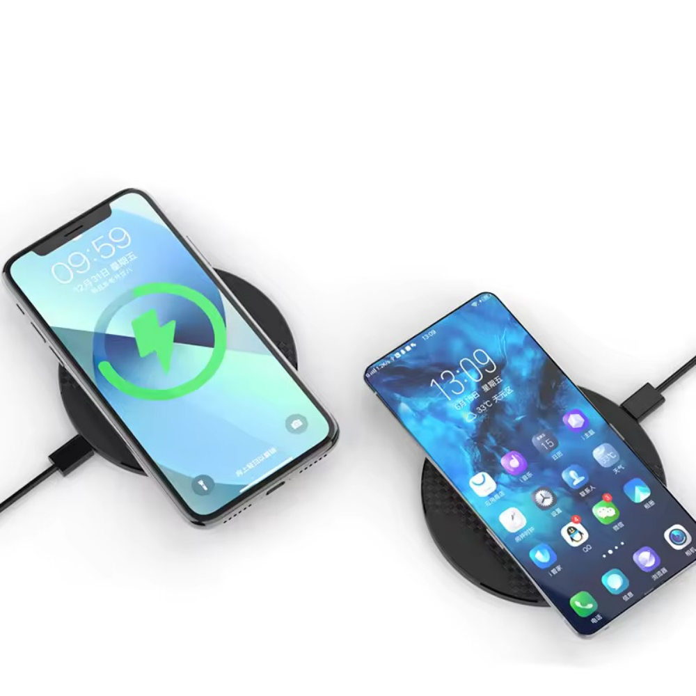 15W ワイヤレス充電器 超薄型 急速充電 スタンド型