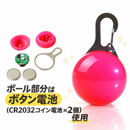 夜も安心 光って守るUSB充電式LEDペットカラー
