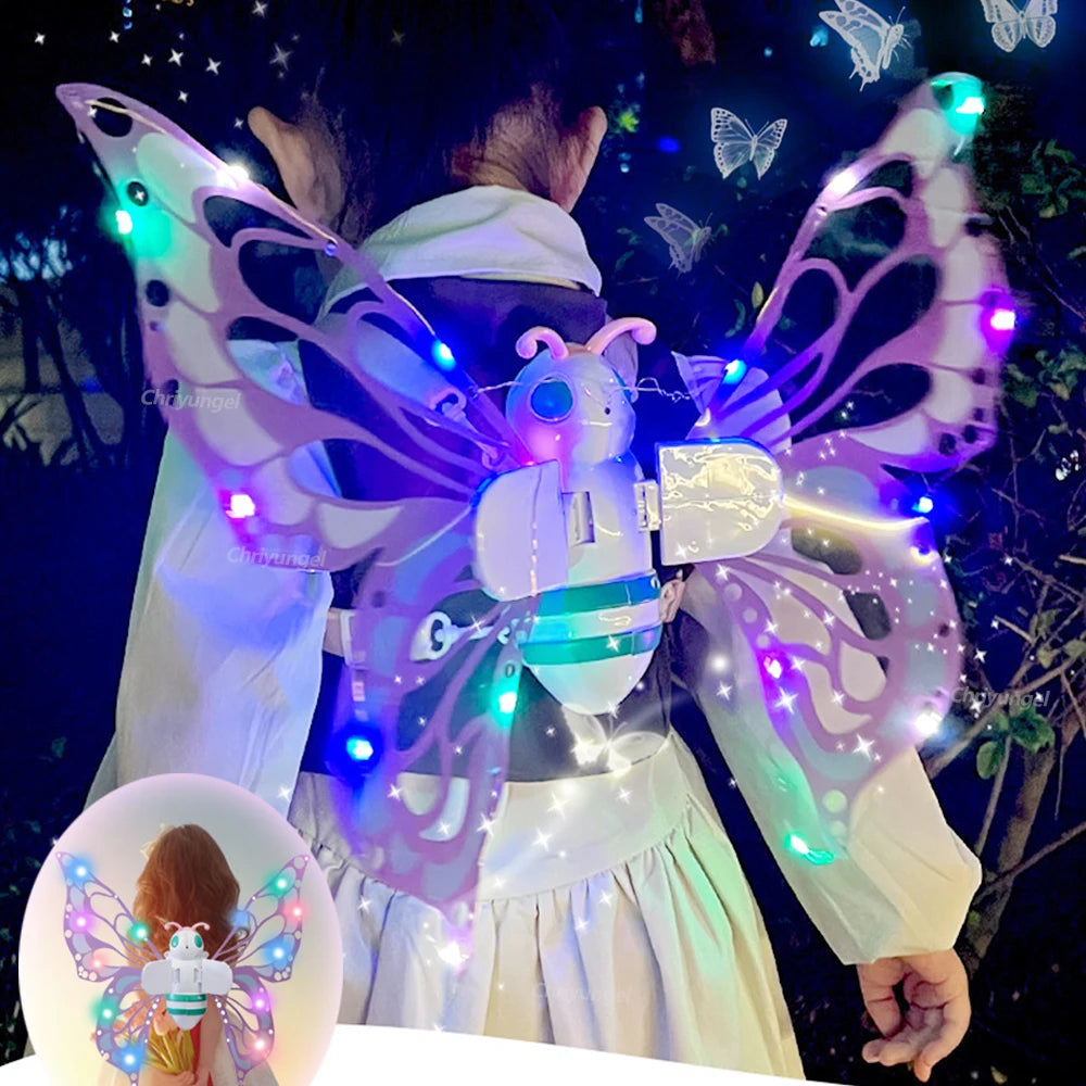 動く！光る！妖精の羽バタフライウィング