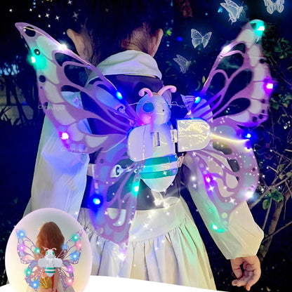 動く！光る！妖精の羽バタフライウィング