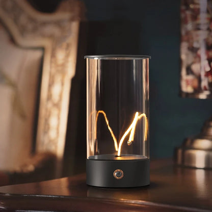 フレキシブル発光アーム　マグネット充電式LEDデスクランプ