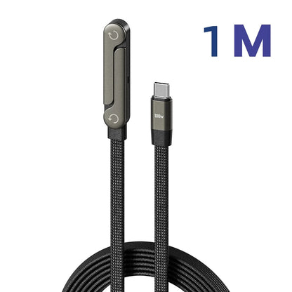 2way 折りたたみスタンド付き 急速充電ケーブル