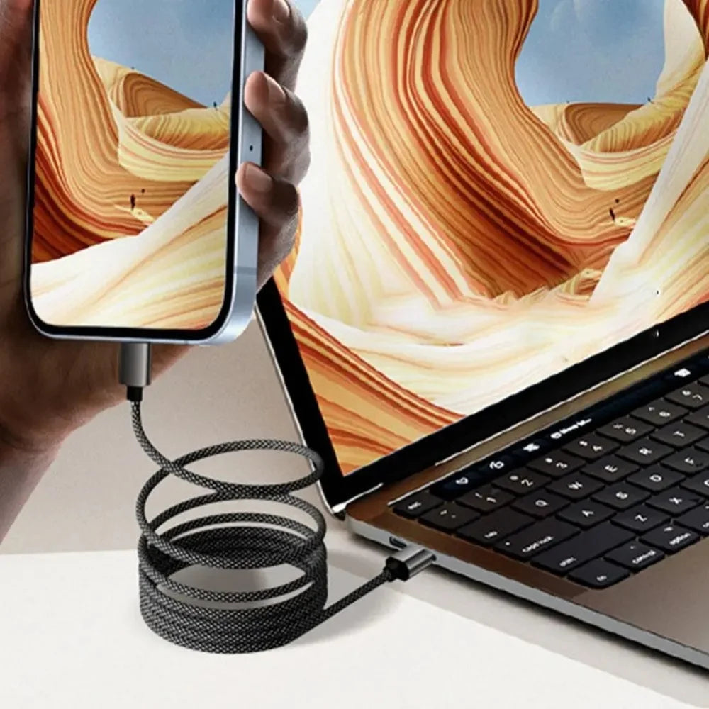 65W マグネット式充電ケーブル急速充電タイプ 1m