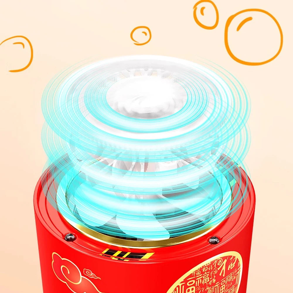 シャボン玉が大噴火！自動バブル製造機