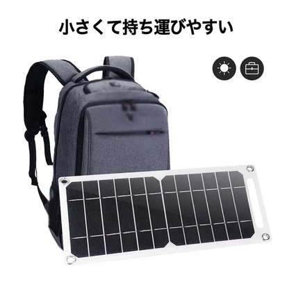 携帯用ミニソーラーパネル30W