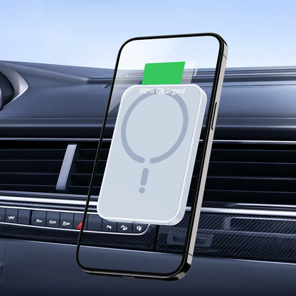 車のエアコンに取り付けて使える!マグネット式ワイヤレス充電器 MagSafe対応 iPhone 16/15/14/13/12