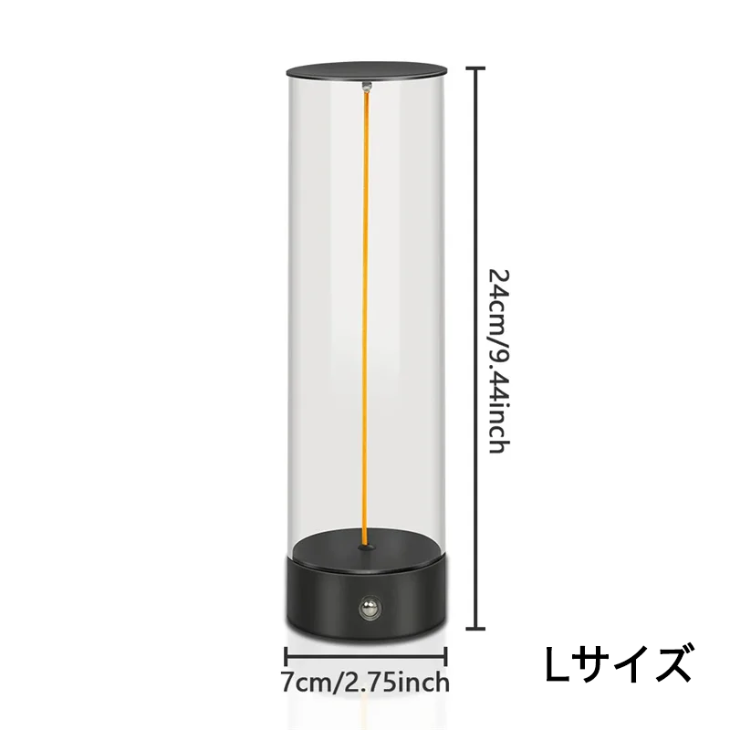 フレキシブル発光アーム　マグネット充電式LEDデスクランプ