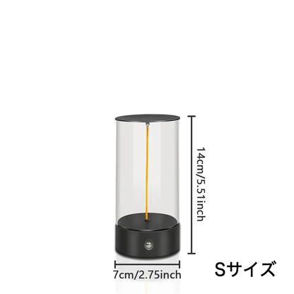 フレキシブル発光アーム　マグネット充電式LEDデスクランプ