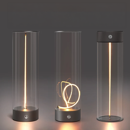 フレキシブル発光アーム　マグネット充電式LEDデスクランプ