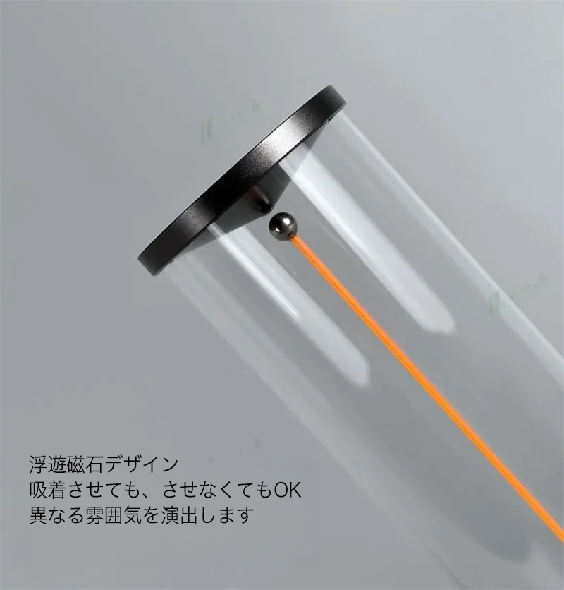 フレキシブル発光アーム　マグネット充電式LEDデスクランプ