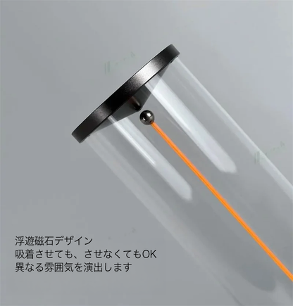 フレキシブル発光アーム　マグネット充電式LEDデスクランプ