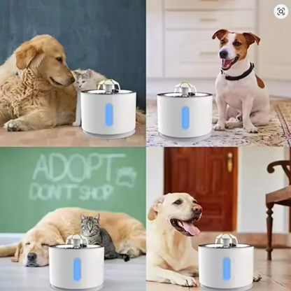 ペット用自動給水器 活性炭フィルター付き USB電源 猫・犬用