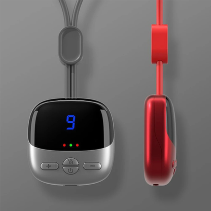 スマホ首をどこでもケア！ネックレス型マッサージャー